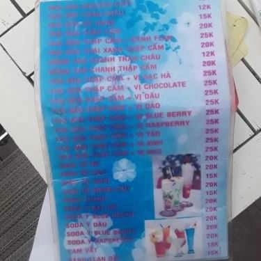 Thực đơn- Cafe Trà Sữa Nhà Làm 68