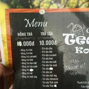 Thực đơn- Ăn vặt Trà Sữa Chòi Tea Kool