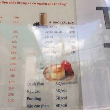 Thực đơn- Cafe Nhím & Chíp - Trà Sữa & Ăn Vặt