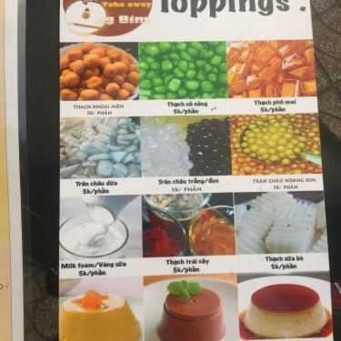 Thực đơn- Cafe Ông Bim - Trà Sữa Nhà Làm