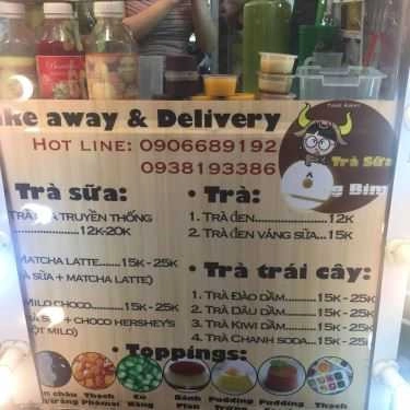 Thực đơn- Cafe Ông Bim - Trà Sữa Nhà Làm