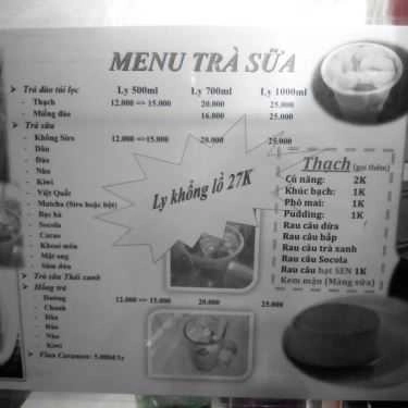 Thực đơn- Ăn vặt KiKa - Trà Sữa Nhà Làm