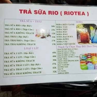 Thực đơn- Ăn vặt Rio - Trà Sữa Nhà Làm