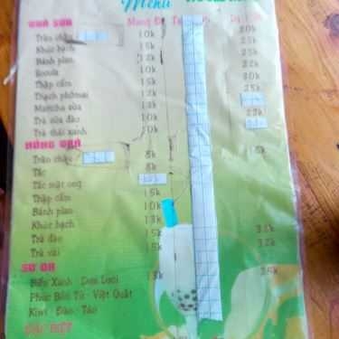 Thực đơn- Cafe Roosy - Trà Sữa Nhà Làm