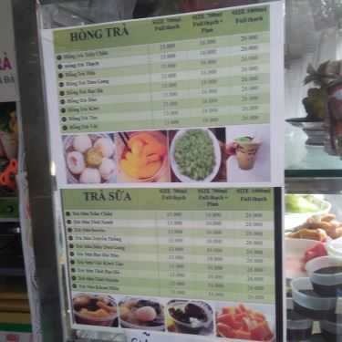 Thực đơn- Cafe Trà Sữa Nhà Nấu Xoong