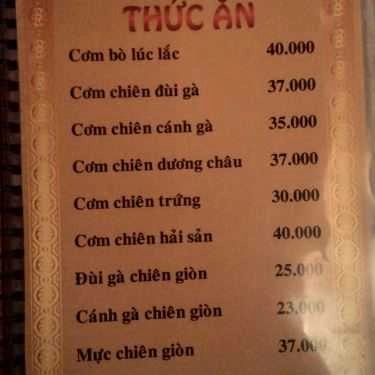 Thực đơn- Cafe Trà Sữa Nice