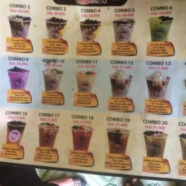 Thực đơn- Cafe Trà sữa Big Cup - Đặng Văn Bi