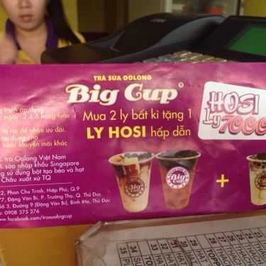 Tổng hợp- Cafe Trà sữa Big Cup - Đặng Văn Bi