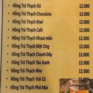 Thực đơn- Cafe Oxygen Drink - Trà Sữa & Bánh Flan