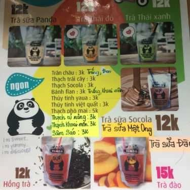 Thực đơn- Ăn vặt Trà Sữa Panda - Bắc Hải