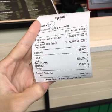 Tổng hợp- Cafe Trà Sữa R&B Tea - Sân Bay Tân Sơn Nhất