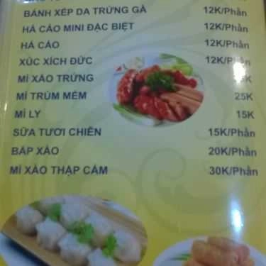 Thực đơn- Ăn vặt Trà Sữa Rio