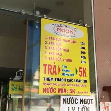 Thực đơn- Ăn vặt Trà Sữa Sạch - Thạch Nhà Làm