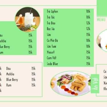 Thực đơn- Ăn vặt Seven - Cafe & Trà Sữa