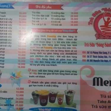 Thực đơn- Ăn vặt Sóng Sánh - Trà Sữa Homemade