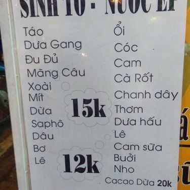 Thực đơn- Ăn vặt Trà Sữa Subeo
