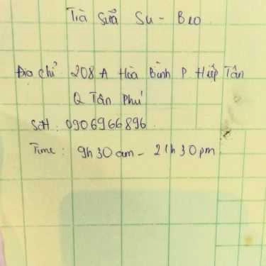 Tổng hợp- Ăn vặt Trà Sữa Subeo