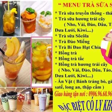 Thực đơn- Ăn vặt Trà Sữa Subeo