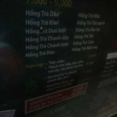 Thực đơn- Ăn vặt Trà Sữa Sun Moon - Toan Fame Milktea