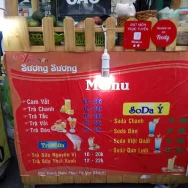 Thực đơn- Ăn vặt Trà Sữa Sương Sương