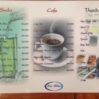 Thực đơn- Cafe Trà Sữa Tea Blue