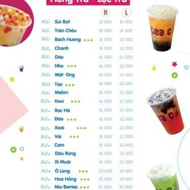 Thực đơn- Cafe Trà Sữa Tea Cup - UnionSquare