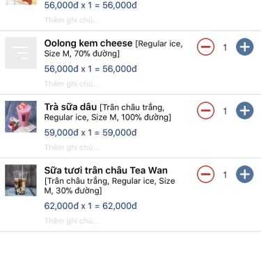Tổng hợp- Cafe Trà Sữa TeaWan - Nguyễn Huệ
