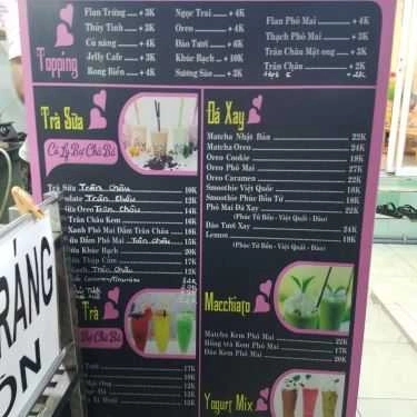 Thực đơn- Cafe Trà Sữa Teen Love