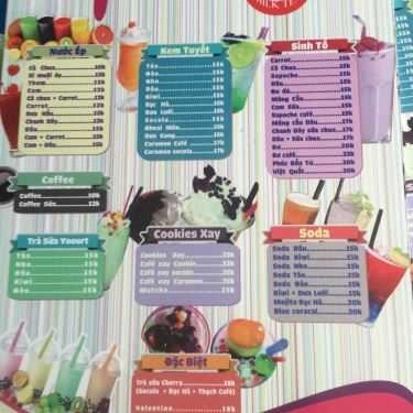 Thực đơn- Ăn vặt Cherry - Trà Sữa Thạch Trái Cây