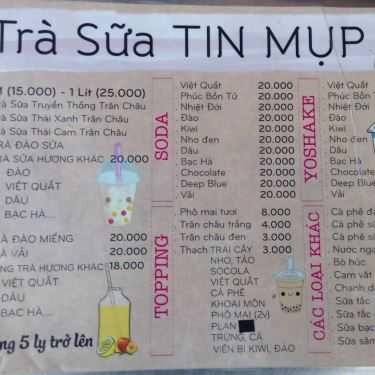 Tổng hợp- Ăn vặt Trà Sữa Tin Mụp