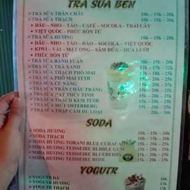 Thực đơn- Cafe Trà Sữa Trân Châu - Vạn Kiếp