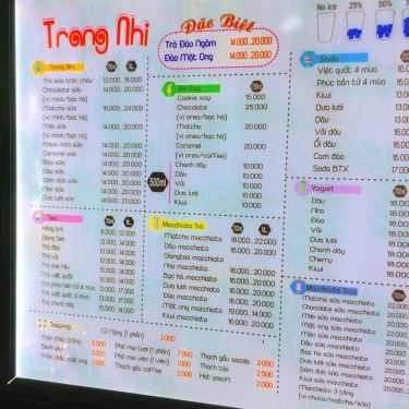 Thực đơn- Ăn vặt Trà Sữa Trang Nhi 2