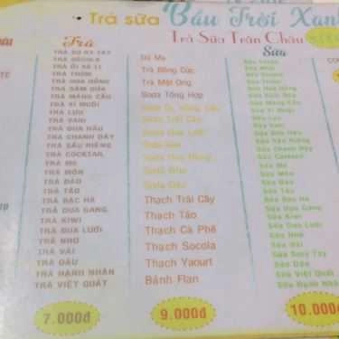 Thực đơn- Ăn vặt Trà Sữa Trang Nhi 3