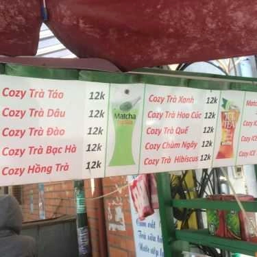 Thực đơn- Ăn vặt Trà Sữa Túi Lọc Cozy
