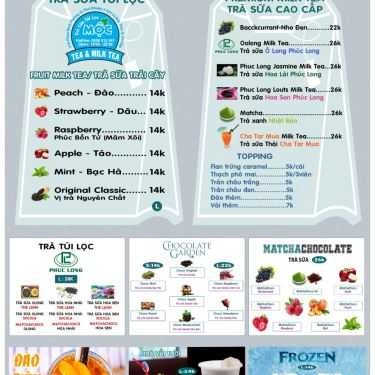 Thực đơn- Cafe Mộc - Tea & Milk Tea