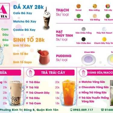 Thực đơn- Taka Coffee & Milk Tea