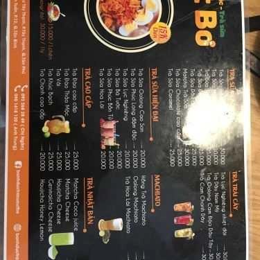 Thực đơn- Cafe Út Bơ - Trà Sữa & Bánh Đúc - Đường C6