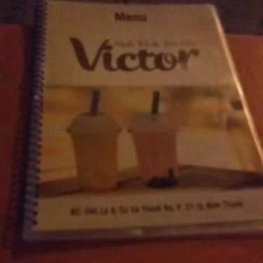 Thực đơn- Cafe Trà Sữa Victor