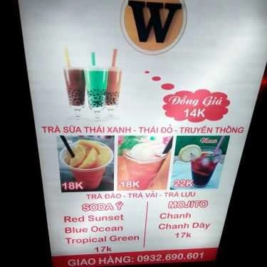 Thực đơn- Ăn vặt Trà Sữa W