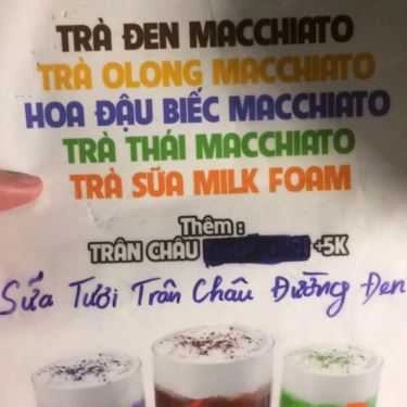 Thực đơn- Ăn vặt Replay - Tea & Milk Macchiato