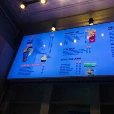 Thực đơn- Cafe Trà Sữa Won Cha - Bàu Cát
