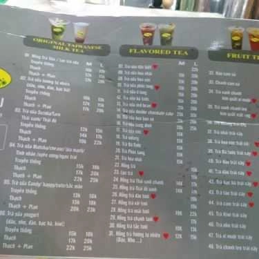 Thực đơn- Cafe X - Cute - Trà Sữa Thạch Có Nhân