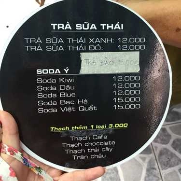 Thực đơn- Ăn vặt Trà Sữa Zipper - Cao Bá Nhạ