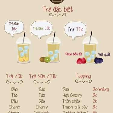 Thực đơn- Ăn vặt Trà Túi Lọc The Tea