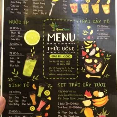 Thực đơn- Ăn vặt Trái Cây Ngon