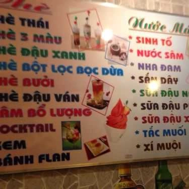 Thực đơn- Ăn vặt Trái Cây & Sinh Tố - Lữ Gia