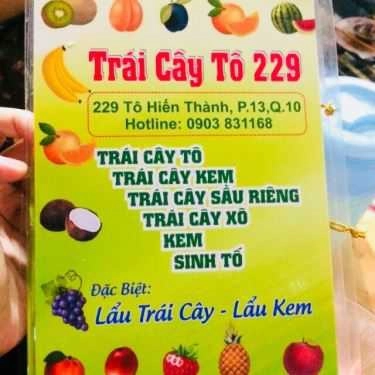 Thực đơn- Ăn vặt Trái Cây Tô - 229 Tô Hiến Thành