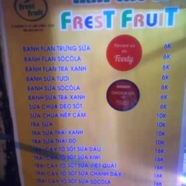 Tổng hợp- Ăn vặt Fresh Fruit - Trái Cây Tô