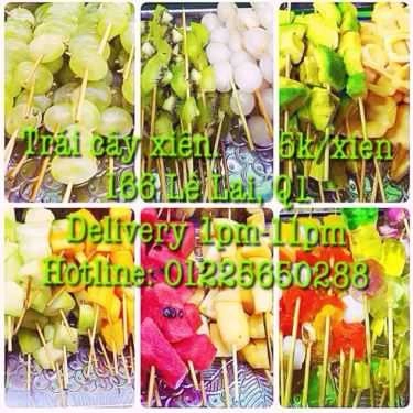 Tổng hợp- Trái Cây Xiên Rainbow - Chuyên Các Món Ăn Vặt
