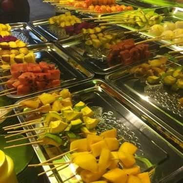 Món ăn- Trái Cây Xiên Rainbow - Chuyên Các Món Ăn Vặt